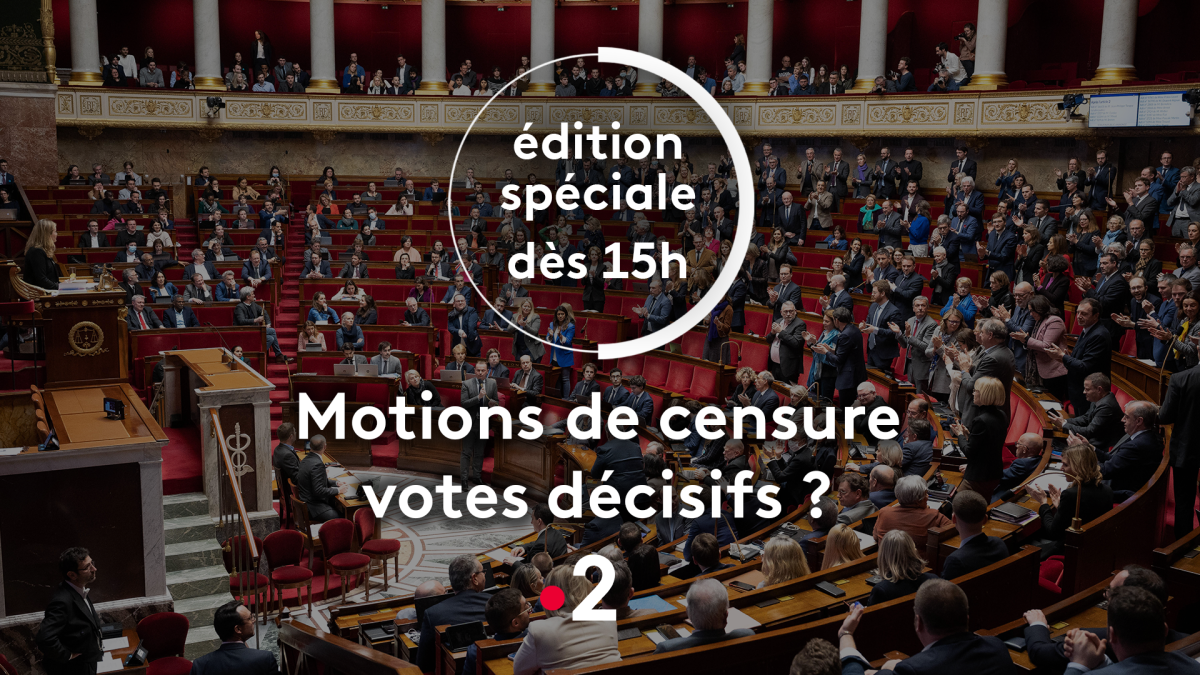 Motions de censure votes décisifs ? FranceTvPro.fr